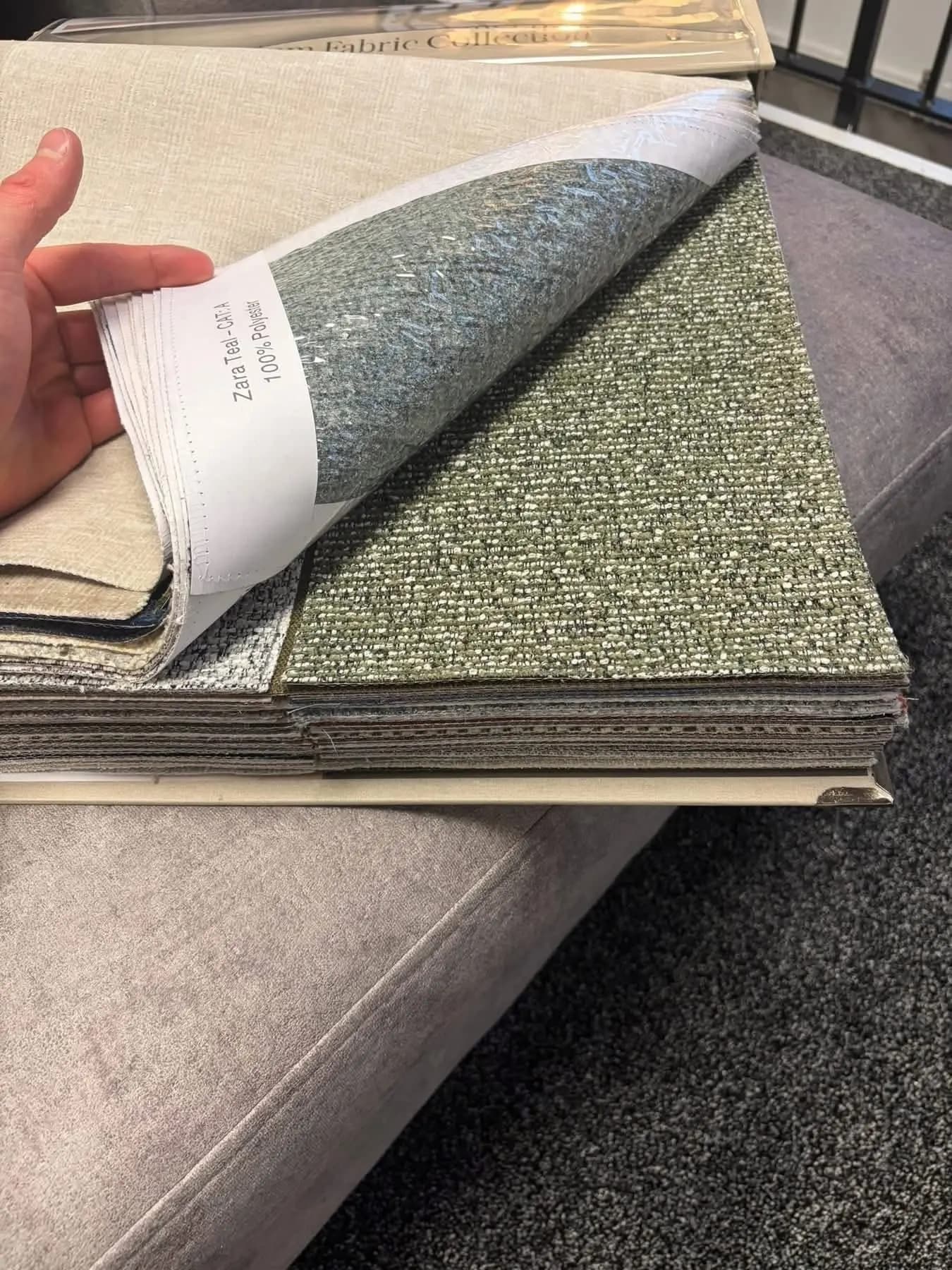 Loads Of Fabric & Colour Options In-store