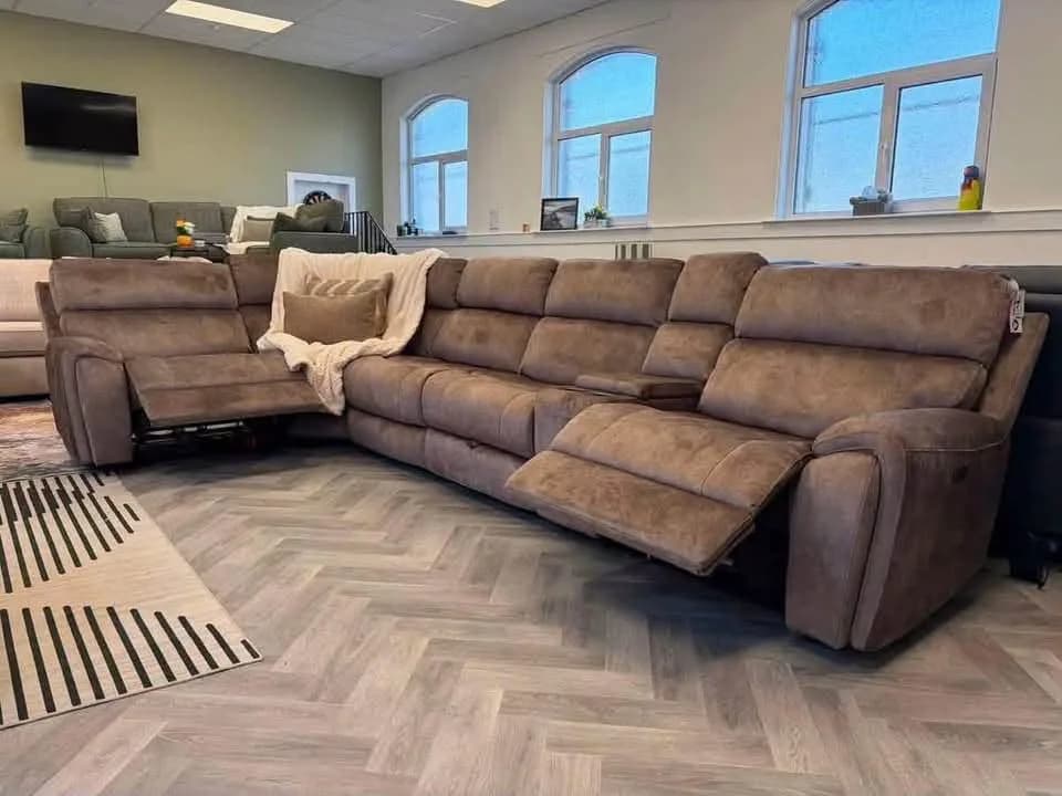 Odyssey Truffle Recliner Modular Corner Sofa