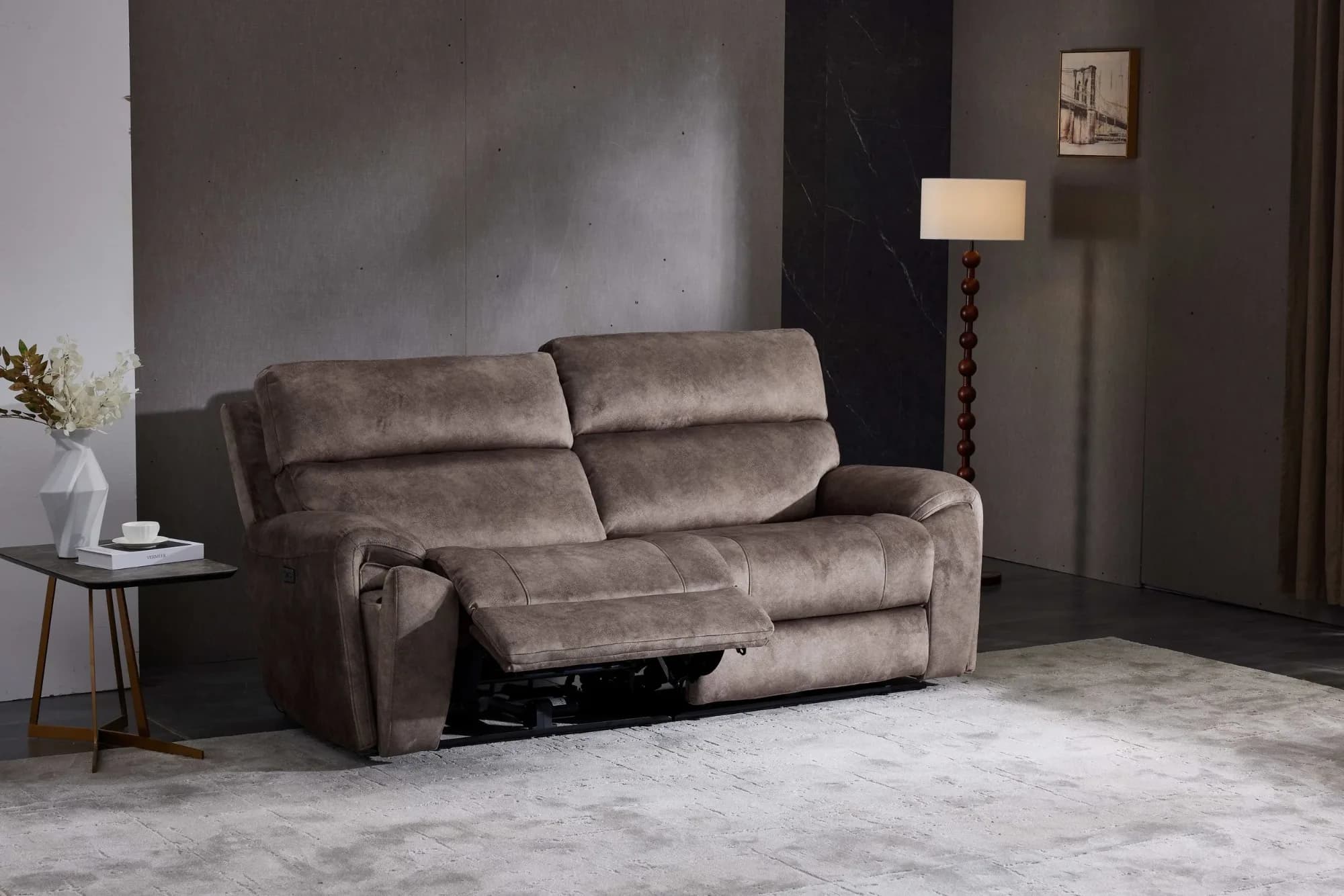 Odyssey Truffle 3 Seater Power-Recliner