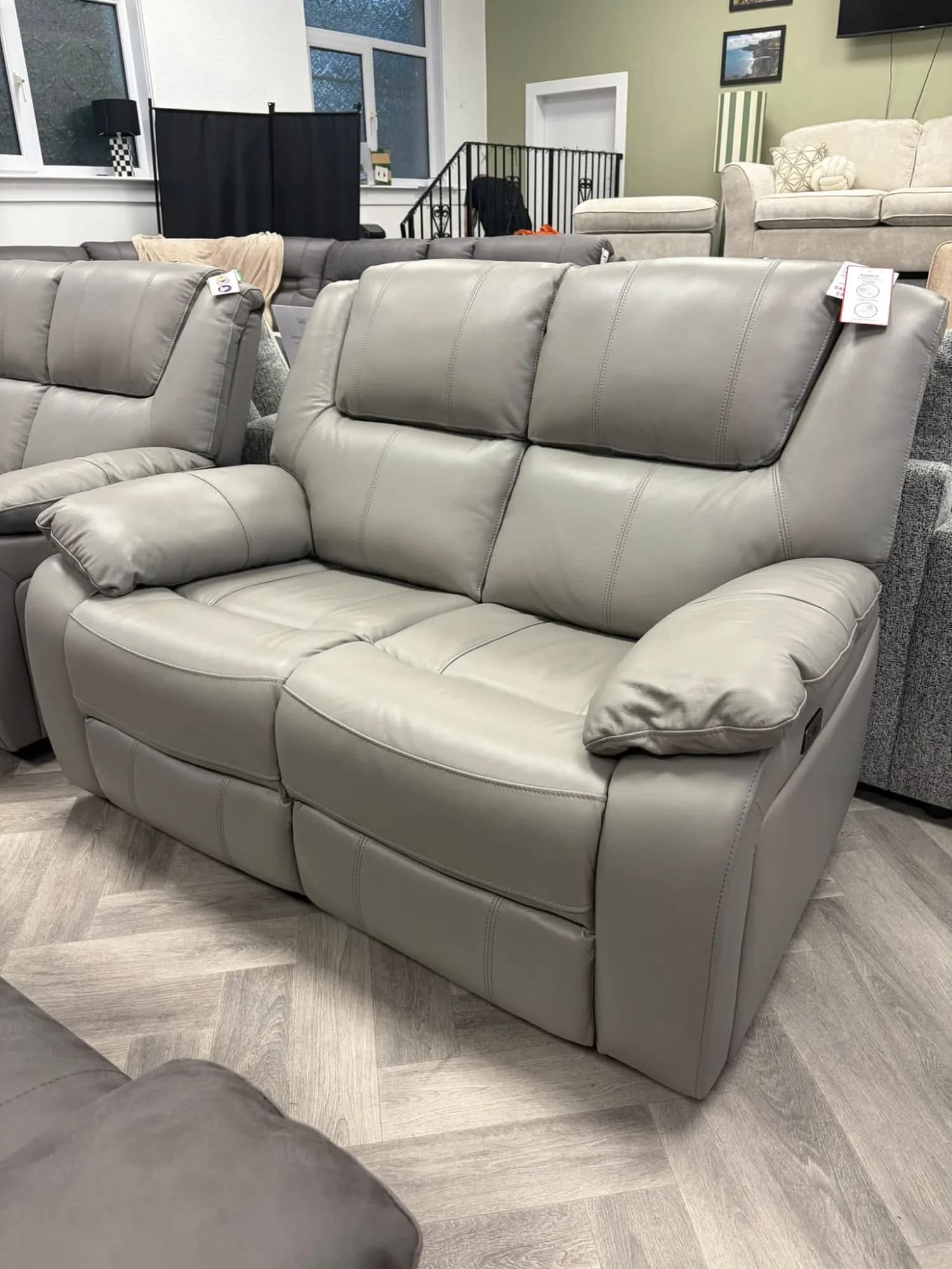 Parker Leather Power-Recliner 2 Seater