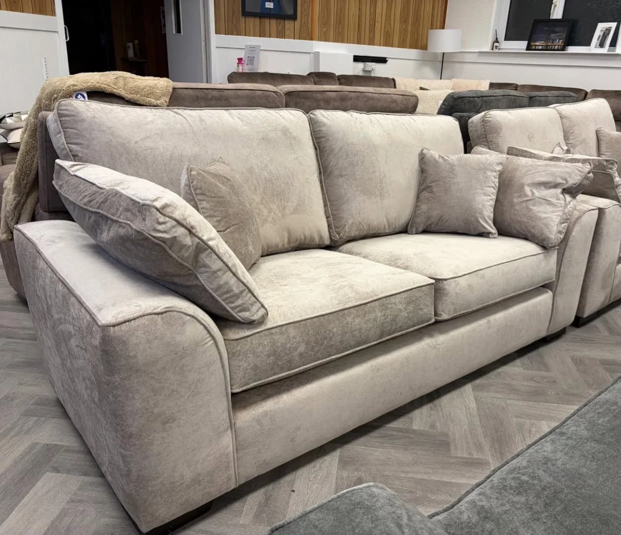 Stanford 3 Seater Kensington Mink