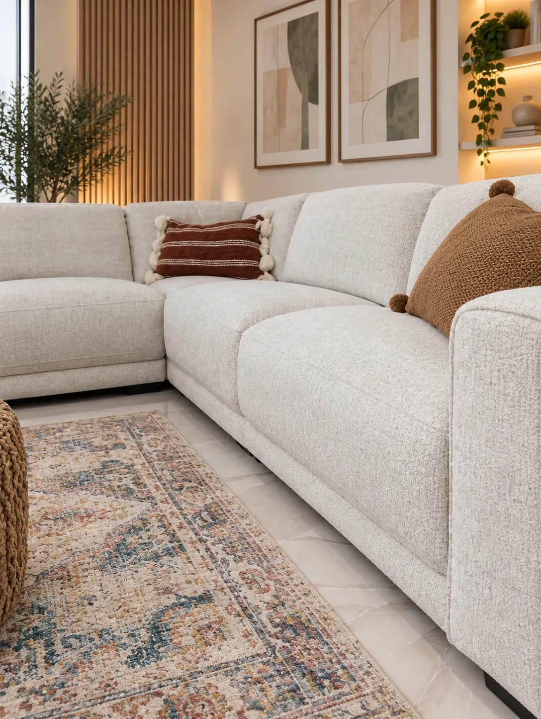 The Marley Beige Corner Sofa beds