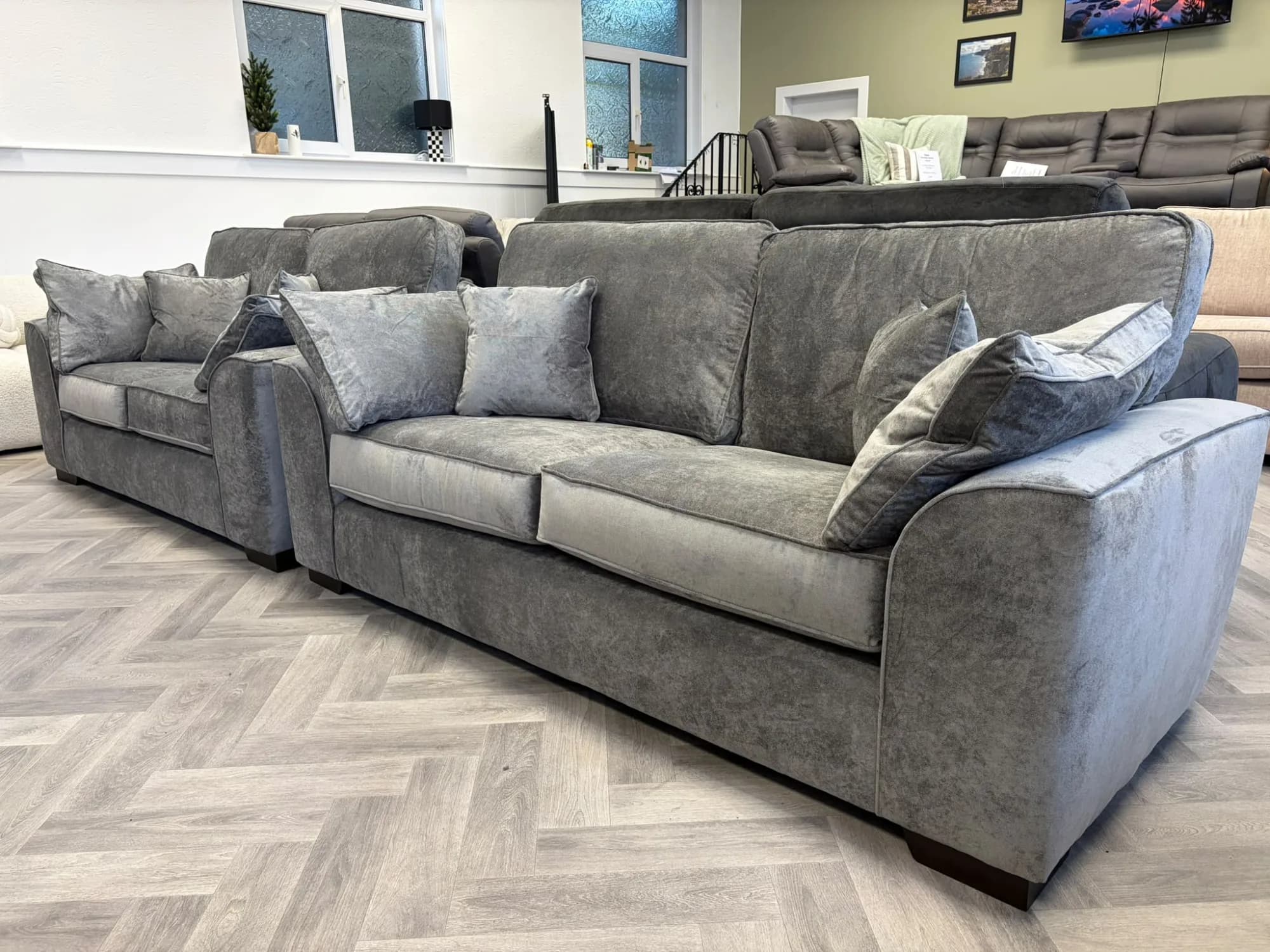 Stanford 3 seater Kensington grey