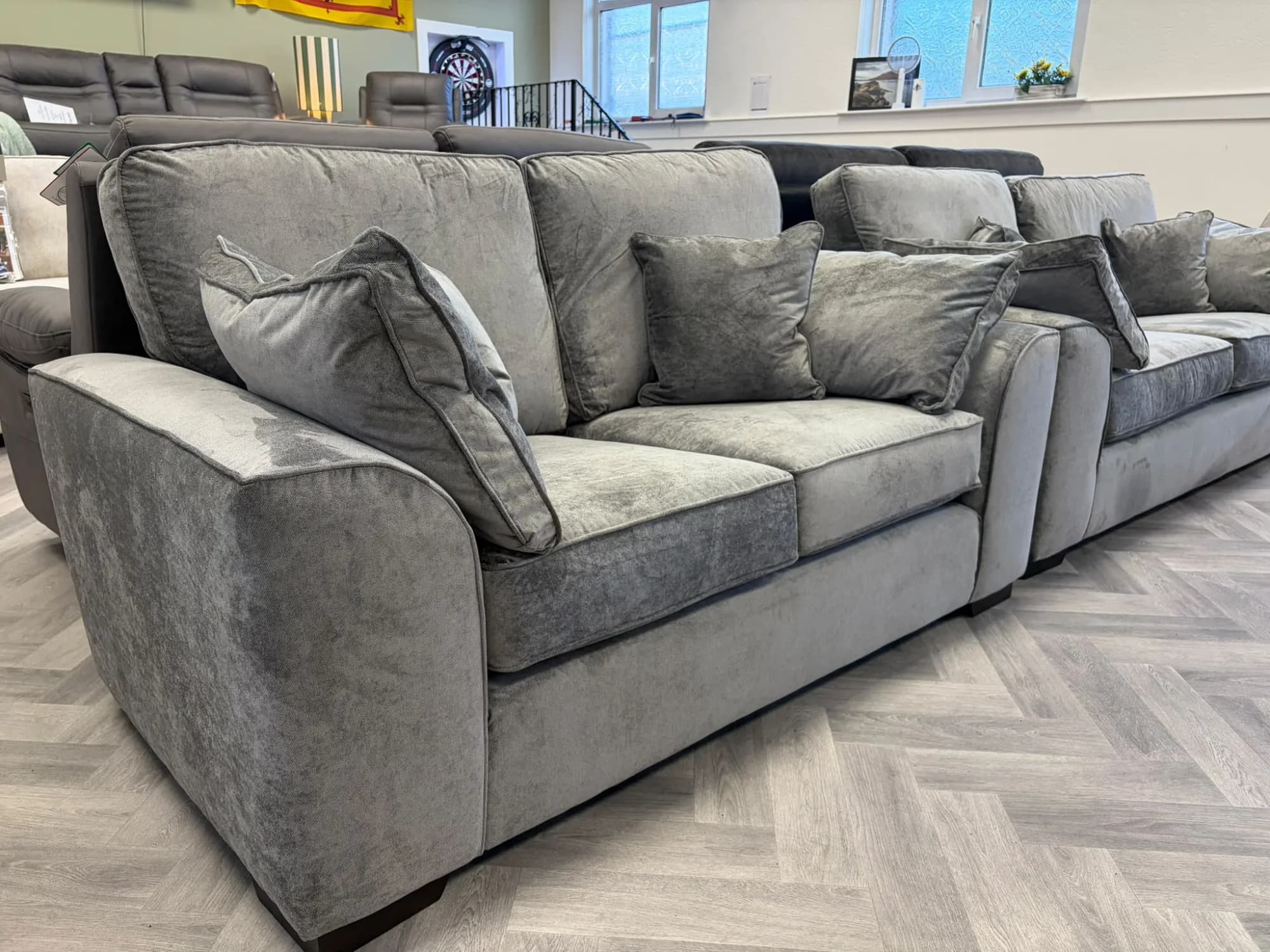 Stanford 2 Seater Kensington grey